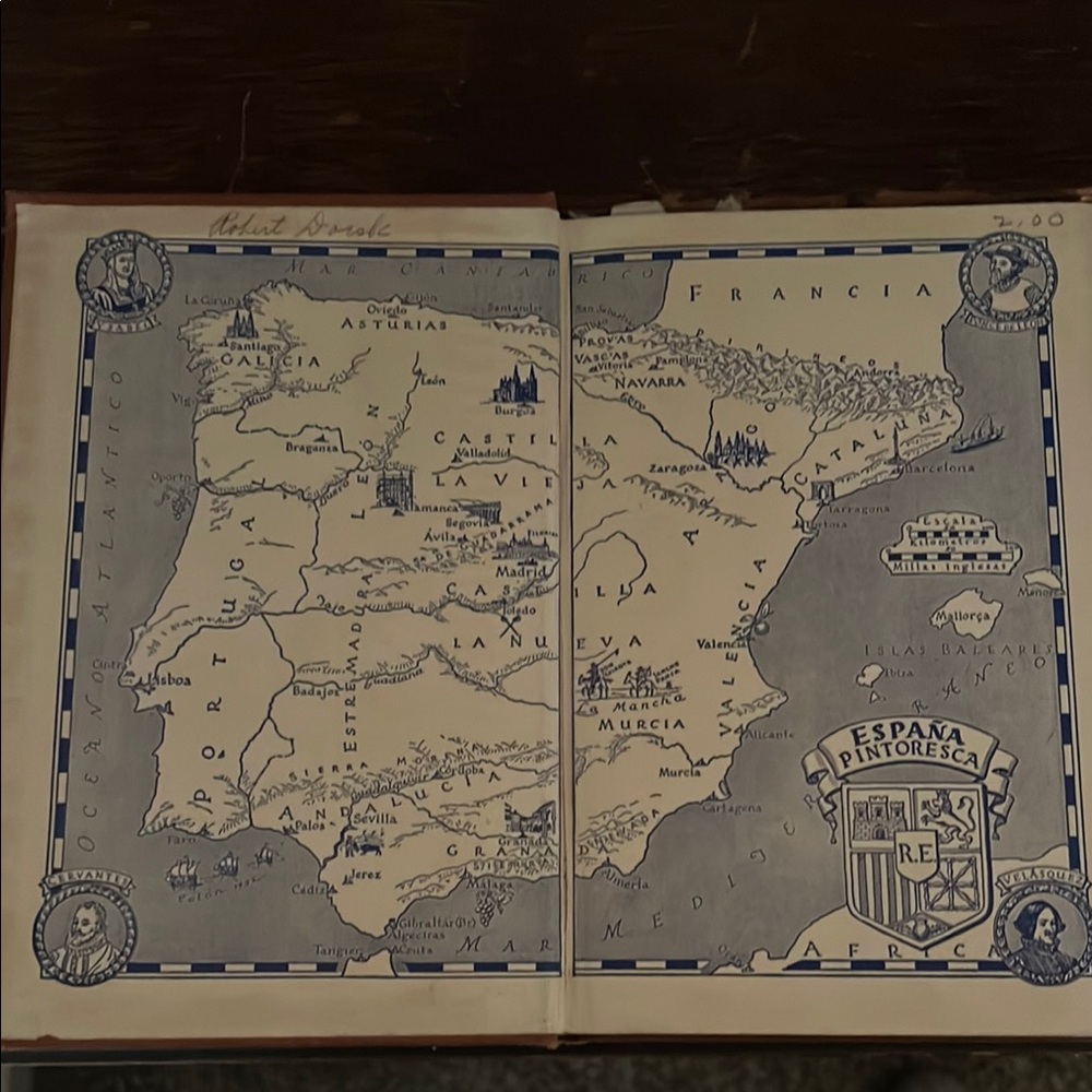 Antique College Spanish Grammar Book